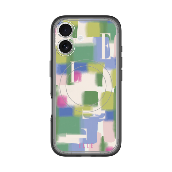 スリムプロテクションプレミアムケース with MagSafe［ ELLE - Iconics Prints3 ］