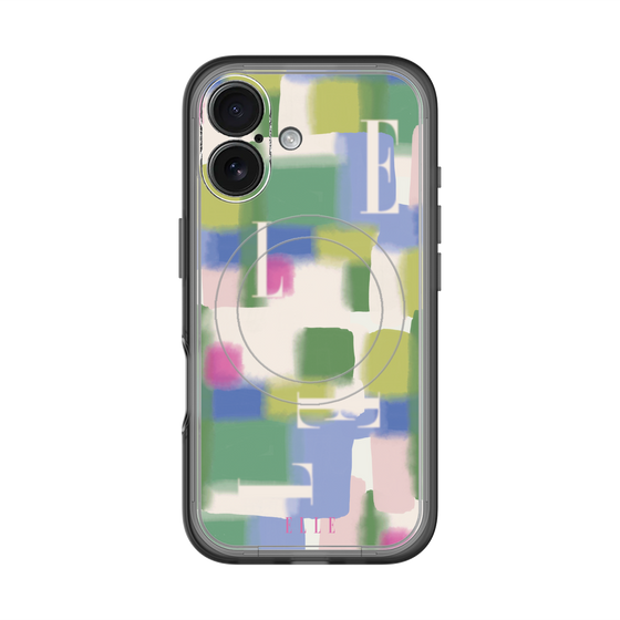 スリムプロテクションプレミアムケース with MagSafe［ ELLE - Iconics Prints3 ］