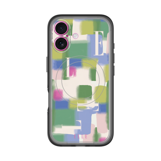 スリムプロテクションプレミアムケース with MagSafe［ ELLE - Iconics Prints3 ］