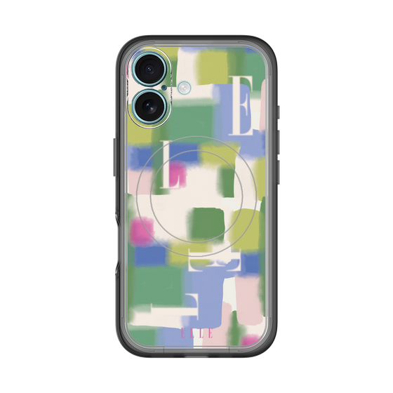 スリムプロテクションプレミアムケース with MagSafe［ ELLE - Iconics Prints3 ］