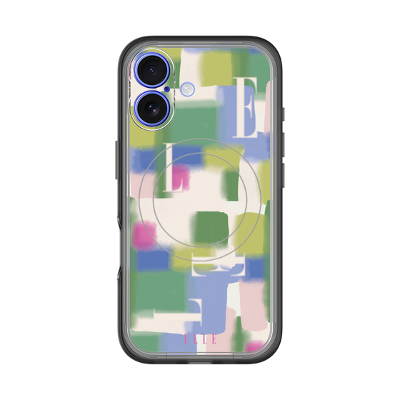 スリムプロテクションプレミアムケース with MagSafe［ ELLE - Iconics Prints3 ］