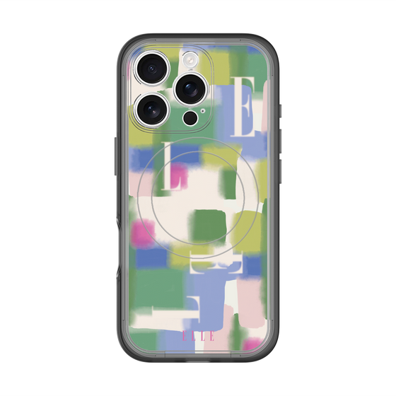 スリムプロテクションプレミアムケース with MagSafe［ ELLE - Iconics Prints3 ］