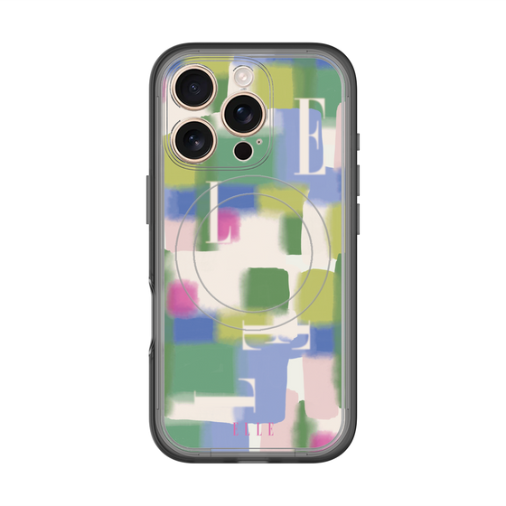 スリムプロテクションプレミアムケース with MagSafe［ ELLE - Iconics Prints3 ］