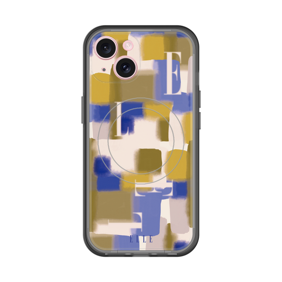スリムプロテクションプレミアムケース with MagSafe［ ELLE - Iconics Prints4 ］