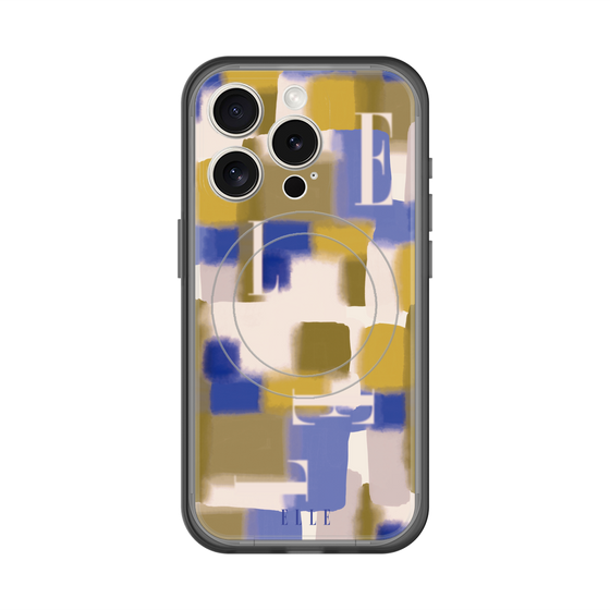 スリムプロテクションプレミアムケース with MagSafe［ ELLE - Iconics Prints4 ］