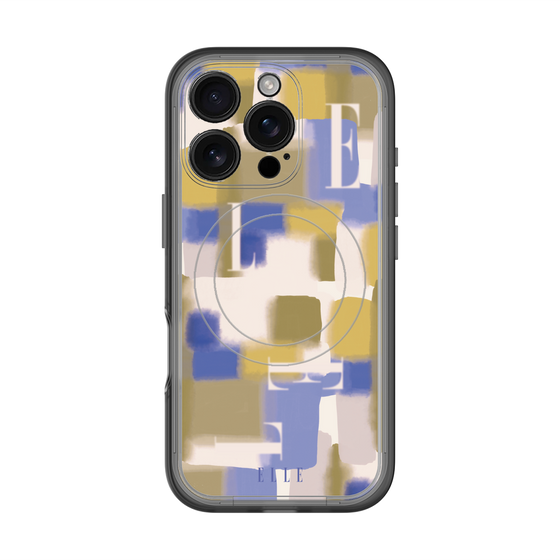 スリムプロテクションプレミアムケース with MagSafe［ ELLE - Iconics Prints4 ］