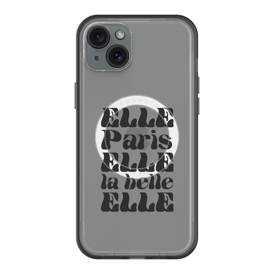 スリムプロテクションプレミアムケース with MagSafe［ ELLE - ELLE Paris ］