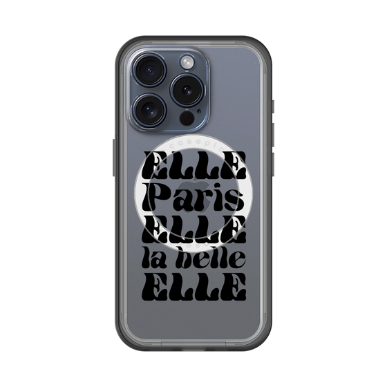 スリムプロテクションプレミアムケース with MagSafe［ ELLE - ELLE Paris ］