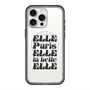 スリムプロテクションプレミアムケース with MagSafe［ ELLE - ELLE Paris ］