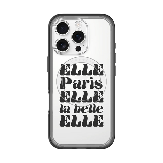 スリムプロテクションプレミアムケース with MagSafe［ ELLE - ELLE Paris ］