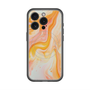 スリムプロテクションプレミアムケース with MagSafe［ Color Rain - オリジナル - Tangerine Mist ］