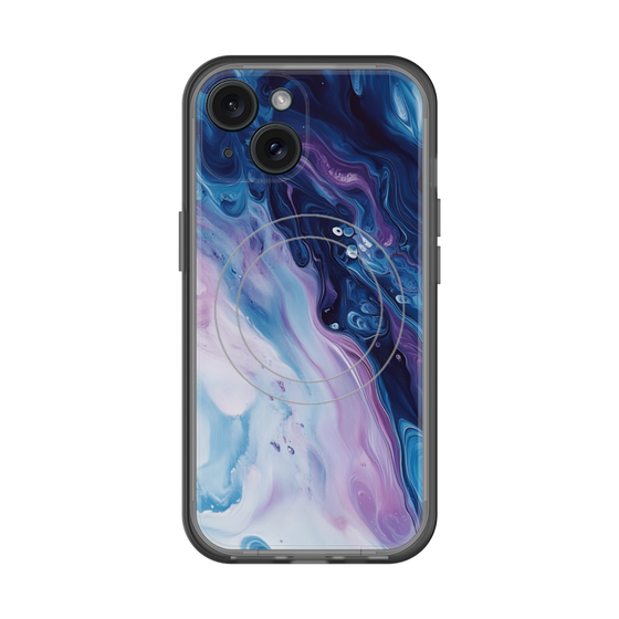 スリムプロテクションプレミアムケース with MagSafe［ Color Rain - オリジナル - Twilight Ink ］