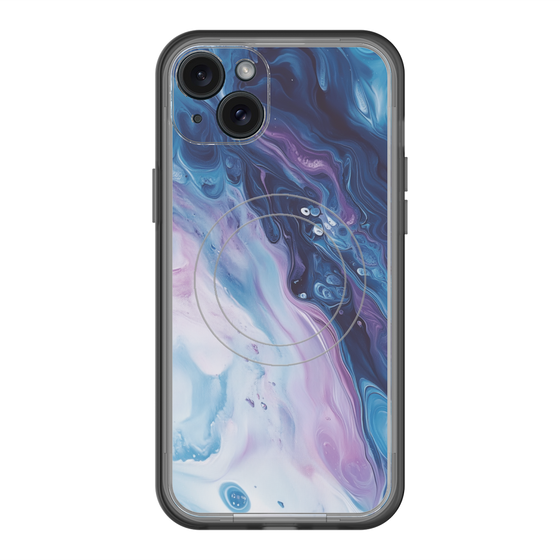 スリムプロテクションプレミアムケース with MagSafe［ Color Rain - オリジナル - Twilight Ink ］