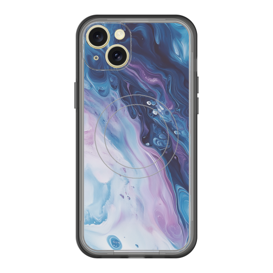 スリムプロテクションプレミアムケース with MagSafe［ Color Rain - オリジナル - Twilight Ink ］
