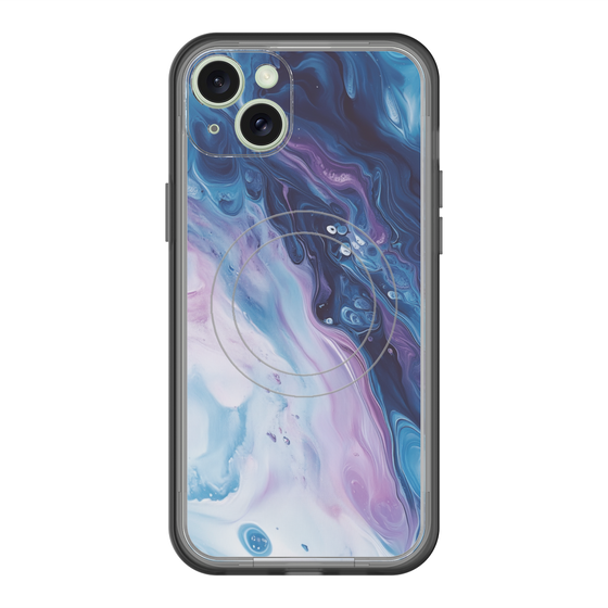 スリムプロテクションプレミアムケース with MagSafe［ Color Rain - オリジナル - Twilight Ink ］