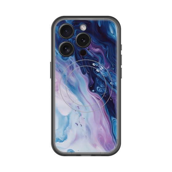 スリムプロテクションプレミアムケース with MagSafe［ Color Rain - オリジナル - Twilight Ink ］