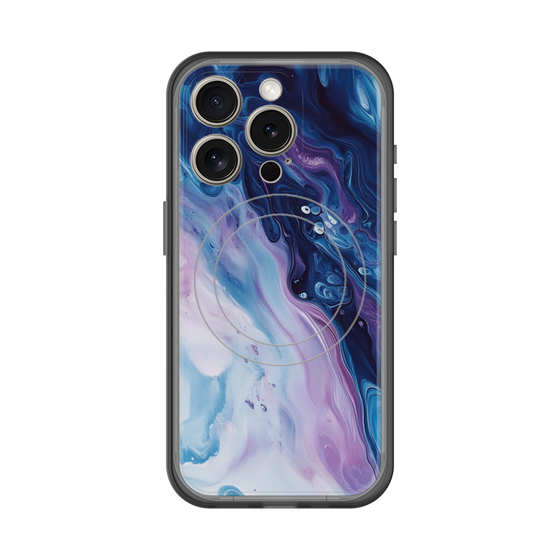 スリムプロテクションプレミアムケース with MagSafe［ Color Rain - オリジナル - Twilight Ink ］