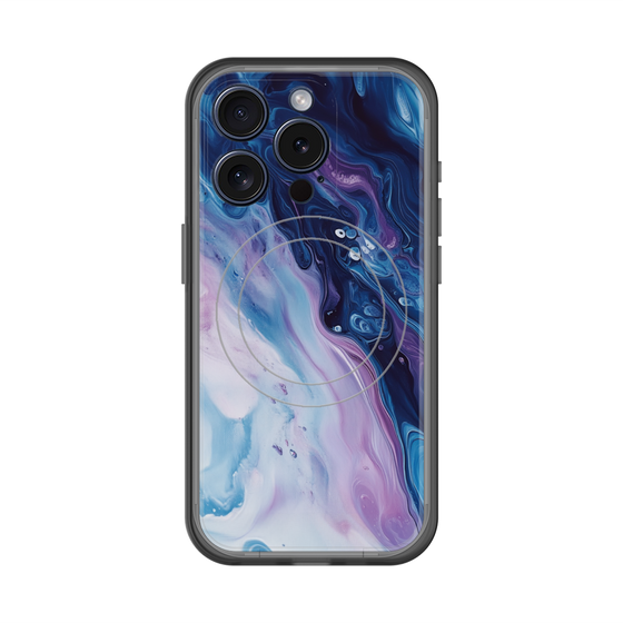 スリムプロテクションプレミアムケース with MagSafe［ Color Rain - オリジナル - Twilight Ink ］