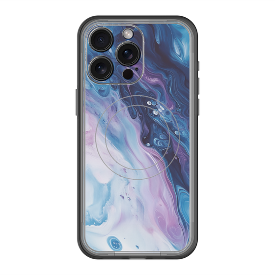 スリムプロテクションプレミアムケース with MagSafe［ Color Rain - オリジナル - Twilight Ink ］