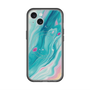 スリムプロテクションプレミアムケース with MagSafe［ Color Rain - オリジナル - Serene Wave ］