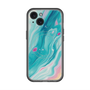 スリムプロテクションプレミアムケース with MagSafe［ Color Rain - オリジナル - Serene Wave ］