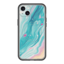 スリムプロテクションプレミアムケース with MagSafe［ Color Rain - オリジナル - Serene Wave ］