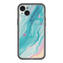 スリムプロテクションプレミアムケース with MagSafe［ Color Rain - オリジナル - Serene Wave ］