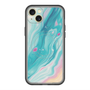 スリムプロテクションプレミアムケース with MagSafe［ Color Rain - オリジナル - Serene Wave ］