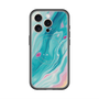 スリムプロテクションプレミアムケース with MagSafe［ Color Rain - オリジナル - Serene Wave ］