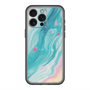 スリムプロテクションプレミアムケース with MagSafe［ Color Rain - オリジナル - Serene Wave ］