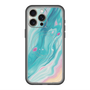 スリムプロテクションプレミアムケース with MagSafe［ Color Rain - オリジナル - Serene Wave ］