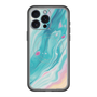 スリムプロテクションプレミアムケース with MagSafe［ Color Rain - オリジナル - Serene Wave ］