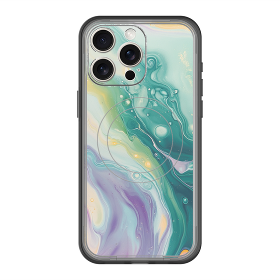 スリムプロテクションプレミアムケース with MagSafe［ Color Rain - オリジナル - Dusky Forest ］