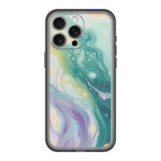 スリムプロテクションプレミアムケース with MagSafe［ Color Rain - オリジナル - Dusky Forest ］