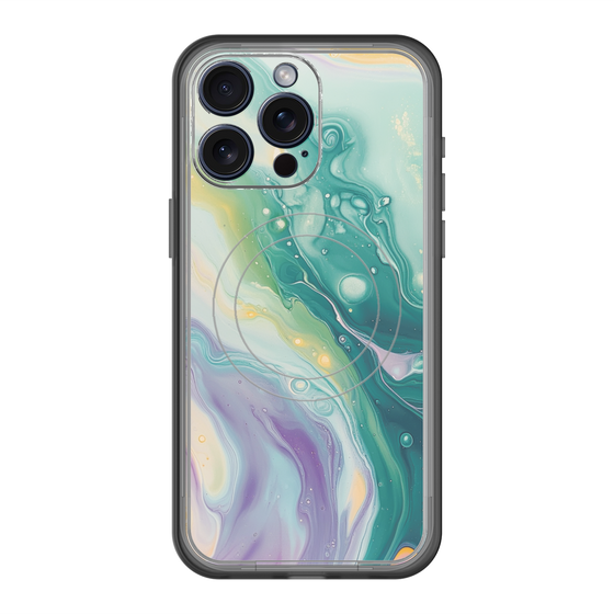 スリムプロテクションプレミアムケース with MagSafe［ Color Rain - オリジナル - Dusky Forest ］
