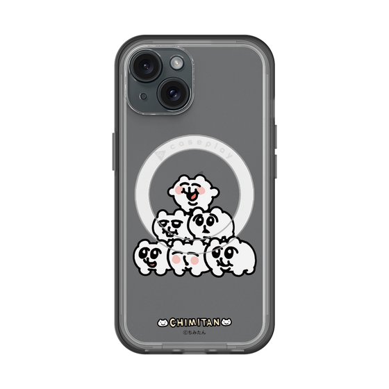 スリムプロテクションプレミアムケース with MagSafe［ ちみたん - ピラミッド ］