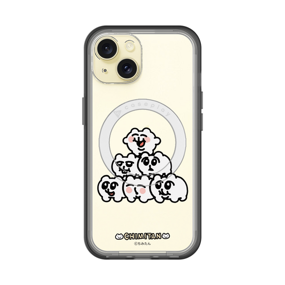 スリムプロテクションプレミアムケース with MagSafe［ ちみたん - ピラミッド ］