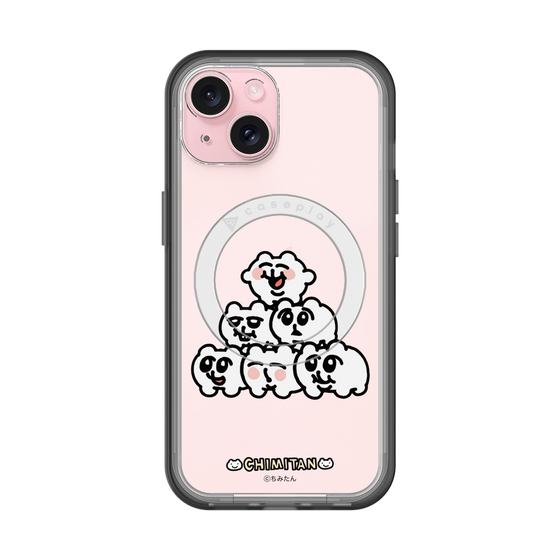 スリムプロテクションプレミアムケース with MagSafe［ ちみたん - ピラミッド ］