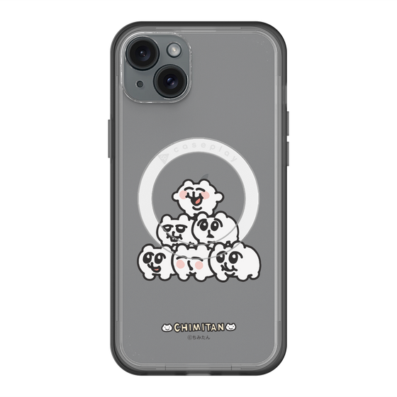 スリムプロテクションプレミアムケース with MagSafe［ ちみたん - ピラミッド ］