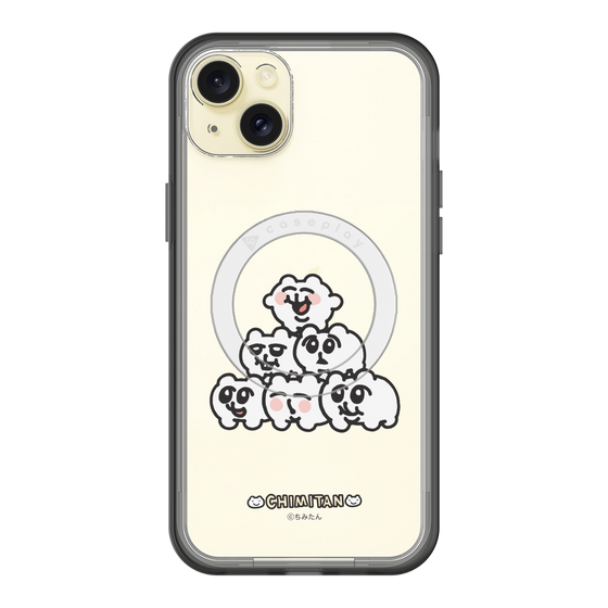 スリムプロテクションプレミアムケース with MagSafe［ ちみたん - ピラミッド ］