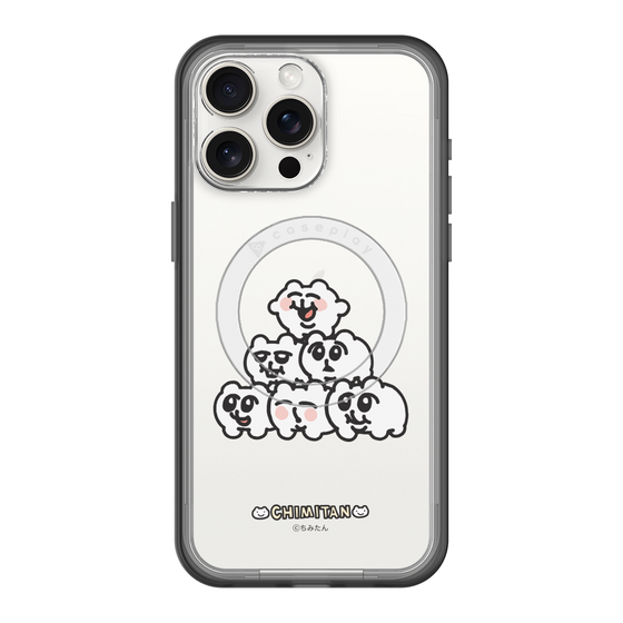 スリムプロテクションプレミアムケース with MagSafe［ ちみたん - ピラミッド ］