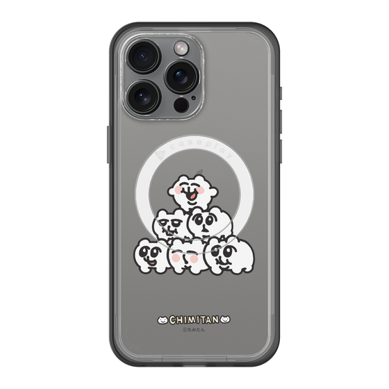 スリムプロテクションプレミアムケース with MagSafe［ ちみたん - ピラミッド ］