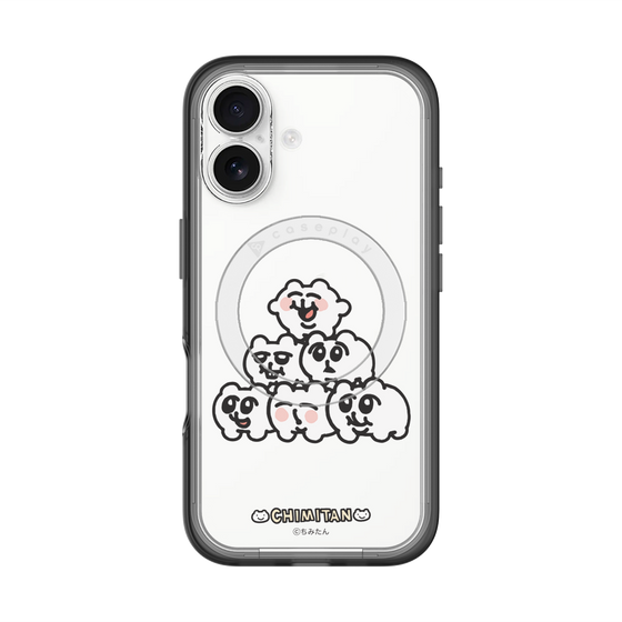 スリムプロテクションプレミアムケース with MagSafe［ ちみたん - ピラミッド ］