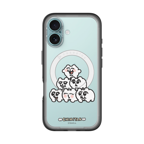 スリムプロテクションプレミアムケース with MagSafe［ ちみたん - ピラミッド ］