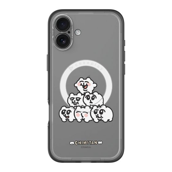 スリムプロテクションプレミアムケース with MagSafe［ ちみたん - ピラミッド ］