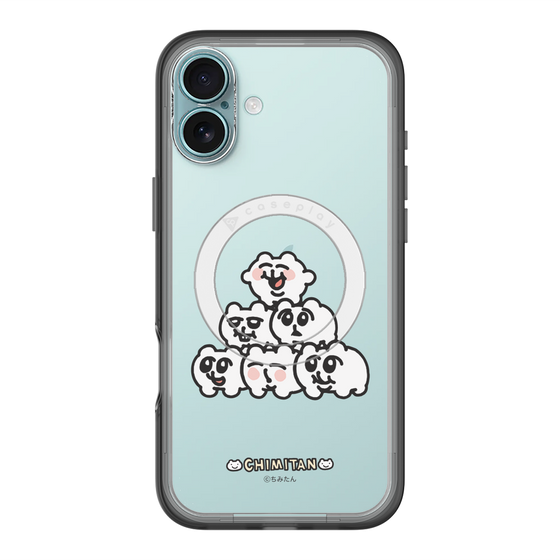 スリムプロテクションプレミアムケース with MagSafe［ ちみたん - ピラミッド ］