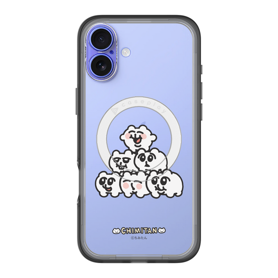 スリムプロテクションプレミアムケース with MagSafe［ ちみたん - ピラミッド ］