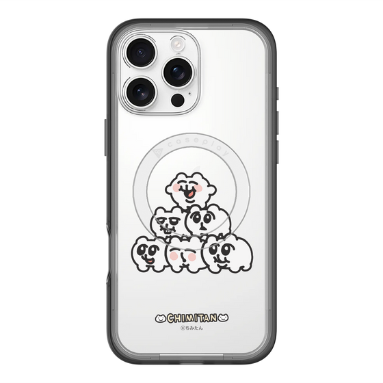 スリムプロテクションプレミアムケース with MagSafe［ ちみたん - ピラミッド ］
