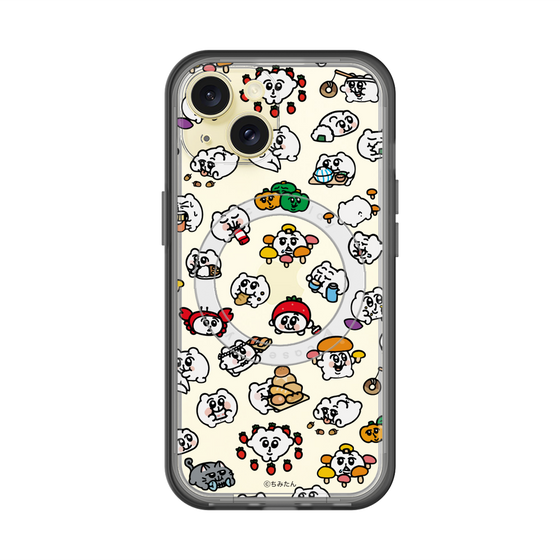 スリムプロテクションプレミアムケース with MagSafe［ ちみたん - ちみたんがいっぱい - 食べ物編 ］