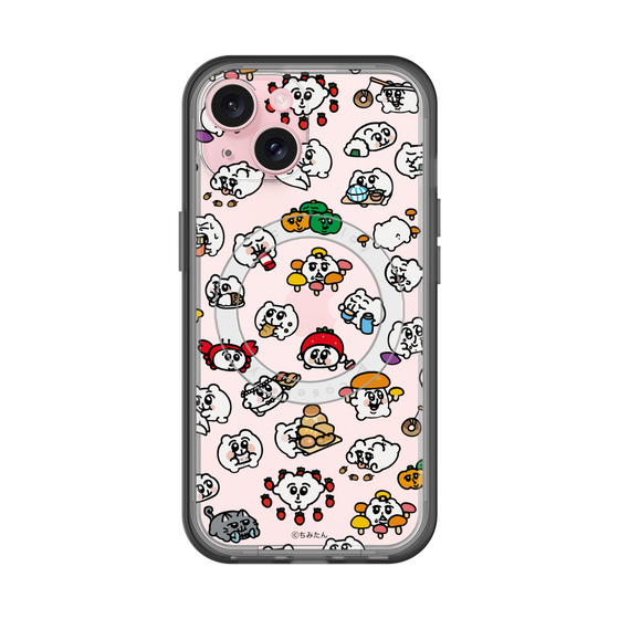 スリムプロテクションプレミアムケース with MagSafe［ ちみたん - ちみたんがいっぱい - 食べ物編 ］